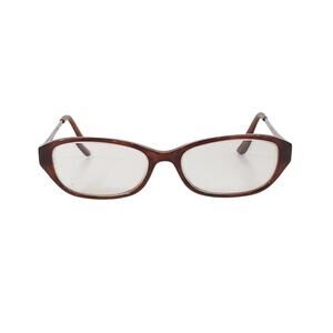 Tura R401 Eyeglass Frames ONLY Oval Purple Brown Metallic Y2K Twee